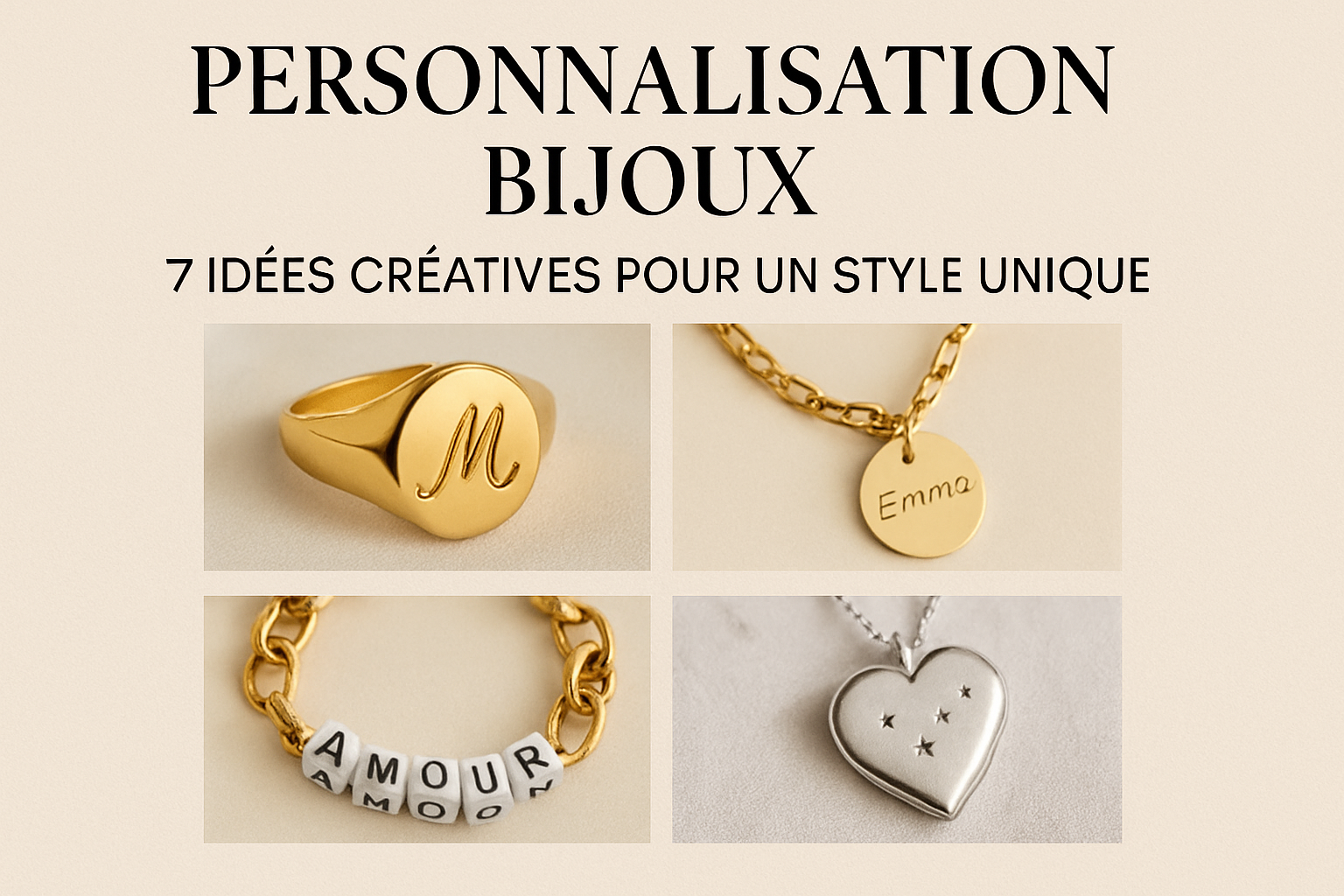 Personnalisation Bijoux : 7 Idées Créatives pour un Style Unique
