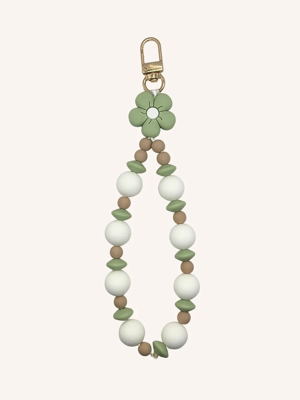 Chaine de téléphone fleur verte