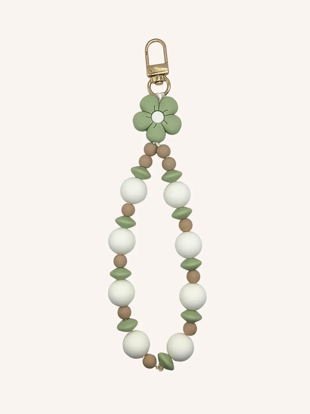Chaine de téléphone fleur verte