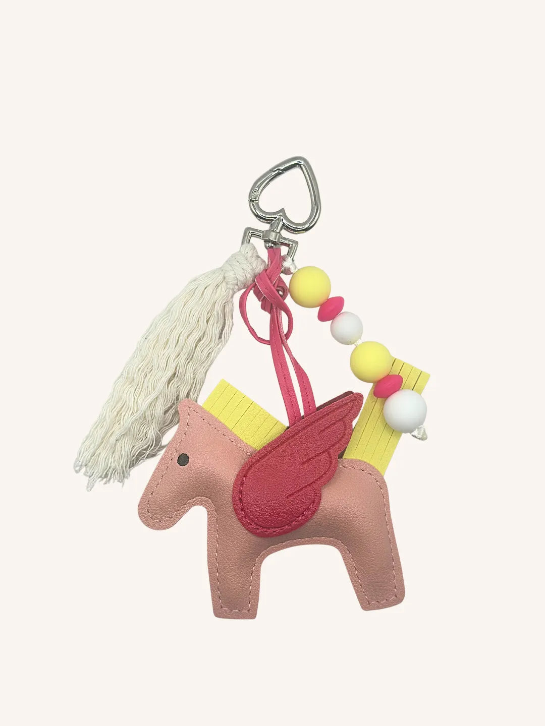Bijou de Sac cheval rose & jaune