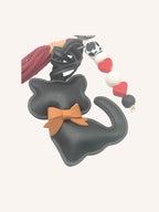 Bijou de Sac Chat Noir & Bordeaux
