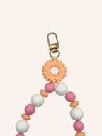 Chaine de téléphone Fleur pêche