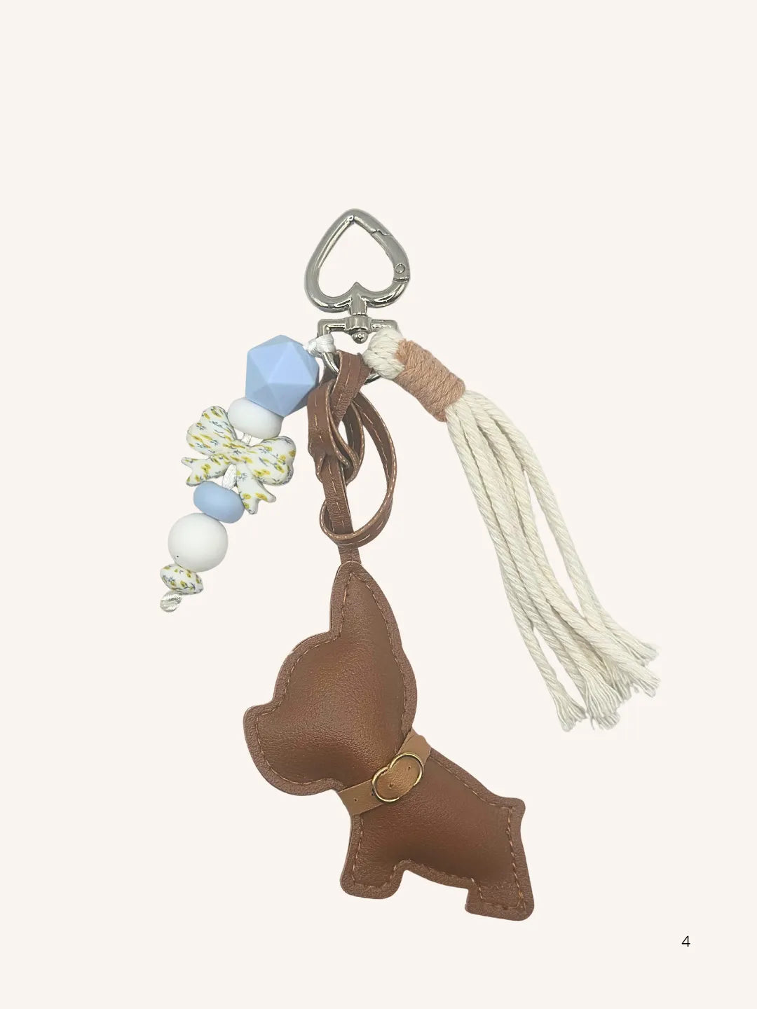Bijou de sac boubou marron & bleu