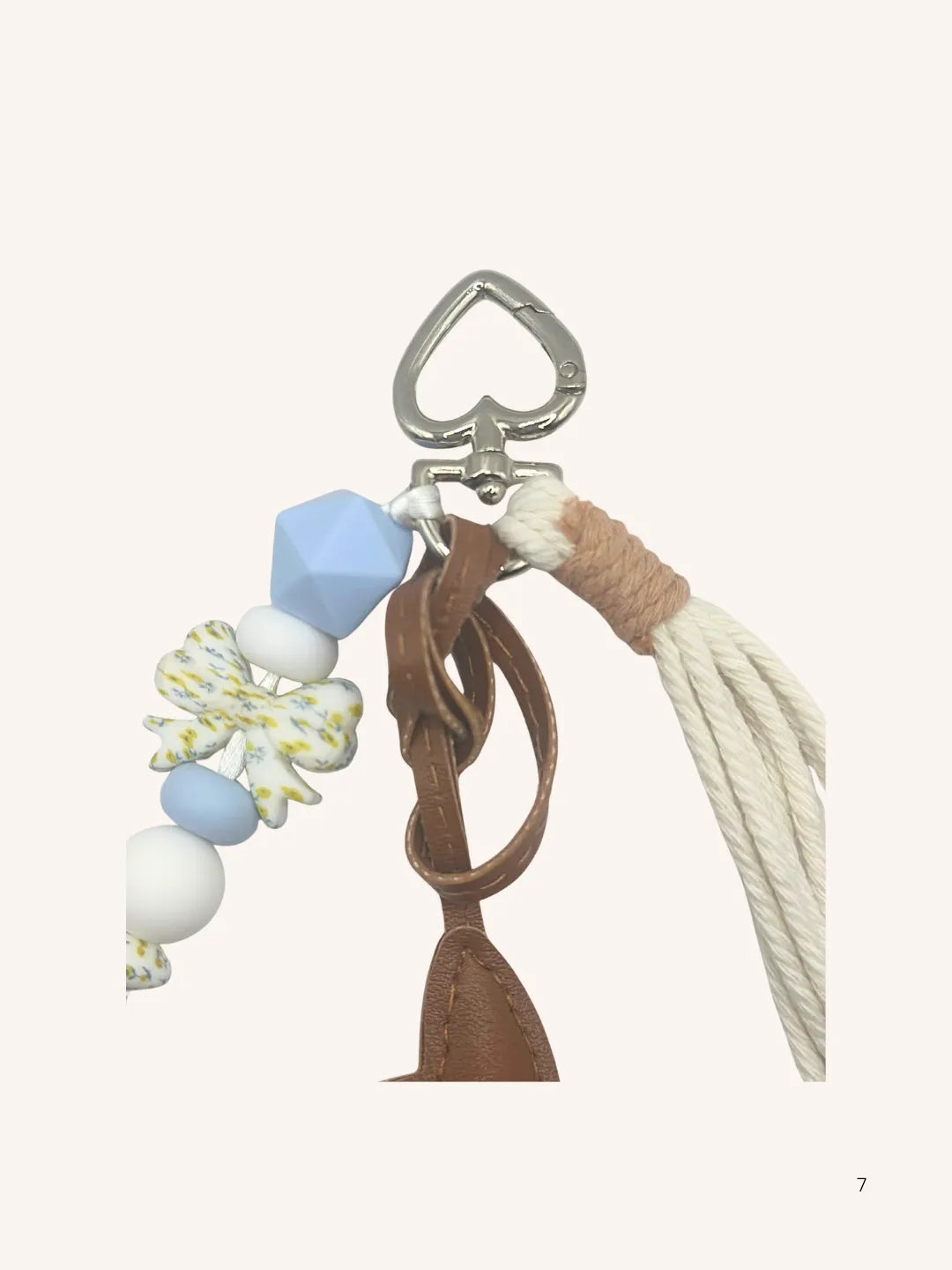 Bijou de sac boubou marron & bleu